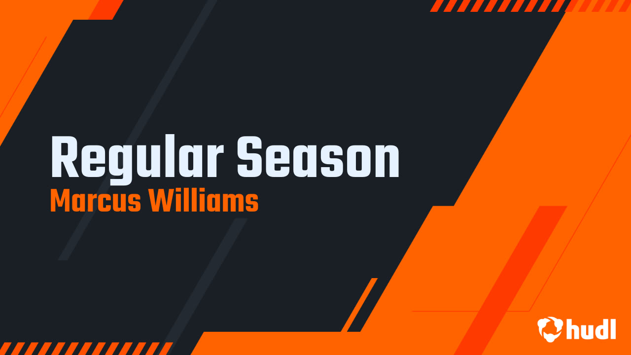Regular Season - Marcus Williams highlights - Hudl