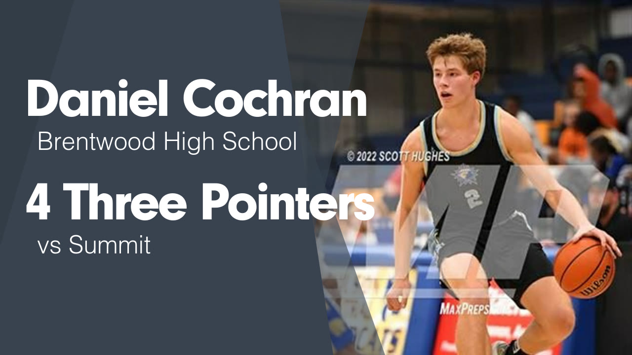 4 Three Pointers vs Summit - Daniel Cochran highlights - Hudl