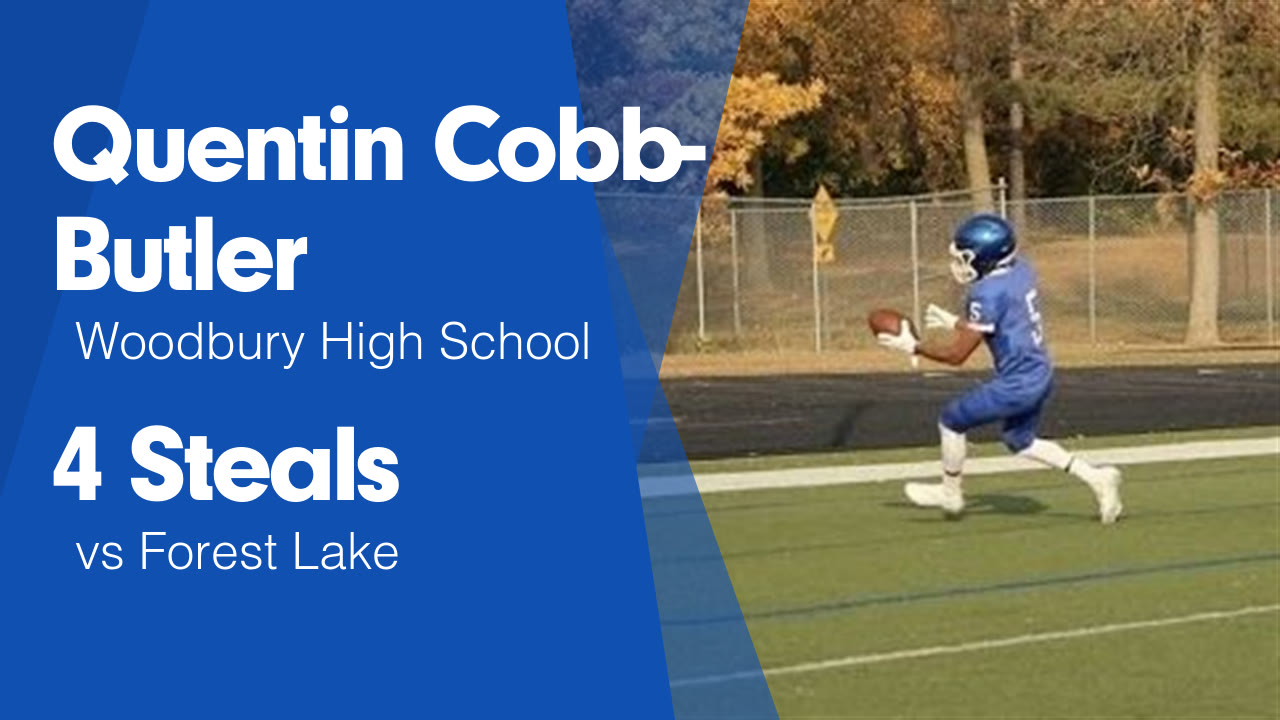 4 Steals vs Forest Lake - Quentin Cobb-Butler highlights - Hudl
