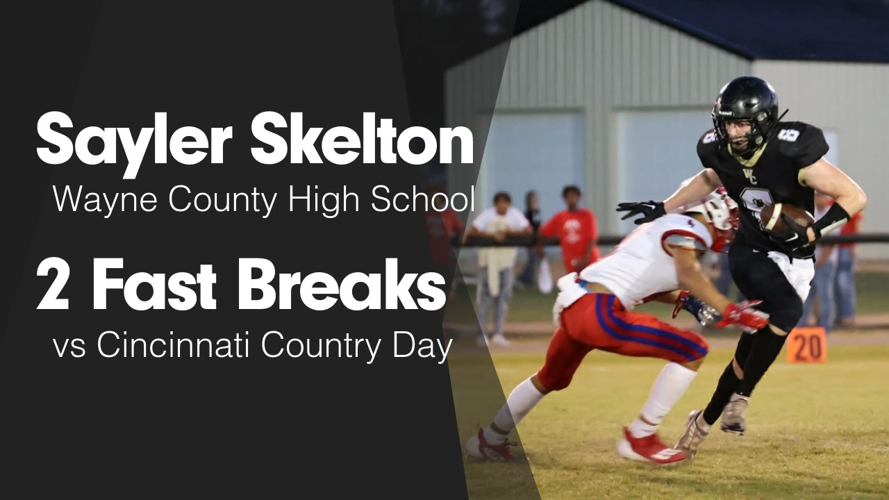 2 Fast Breaks vs Cincinnati Country Day Sayler Skelton highlights Hudl