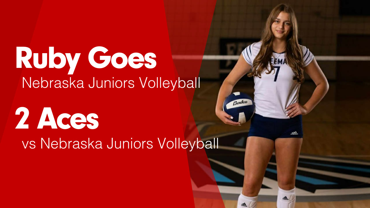 2 Aces vs Nebraska Juniors Volleyball - Ruby Goes highlights - Hudl