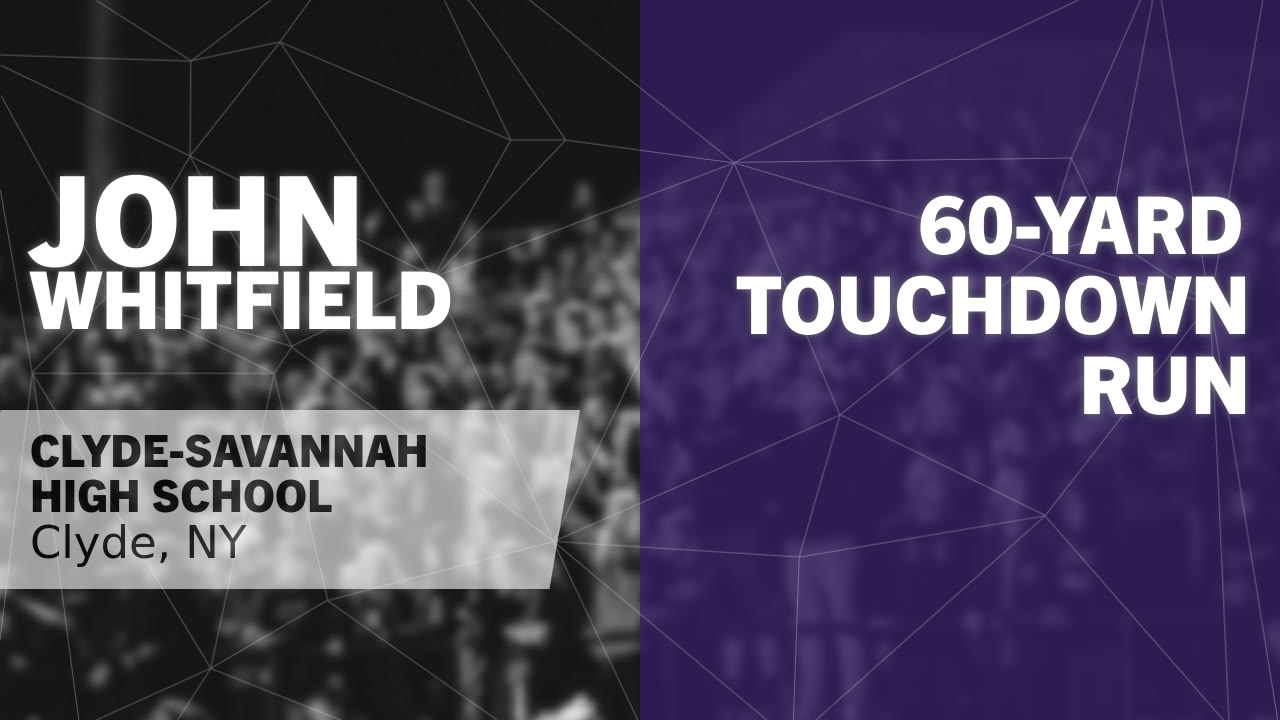 60-yard Touchdown Run vs Waterloo - John Whitfield highlights - Hudl