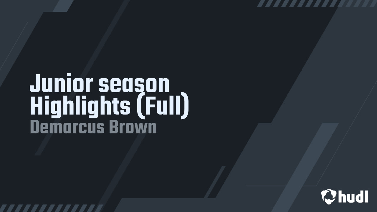 Demarcus Brown - North Cross - 2025 Junior Season Highlights 