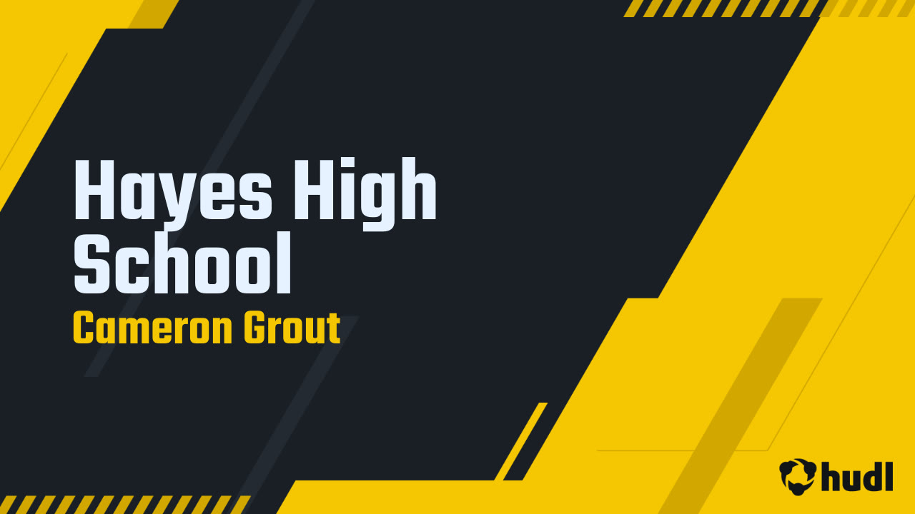 Cameron "Cam" Grout Senior Season - Game 1 Hudl Highlights versus Delaware Hayes