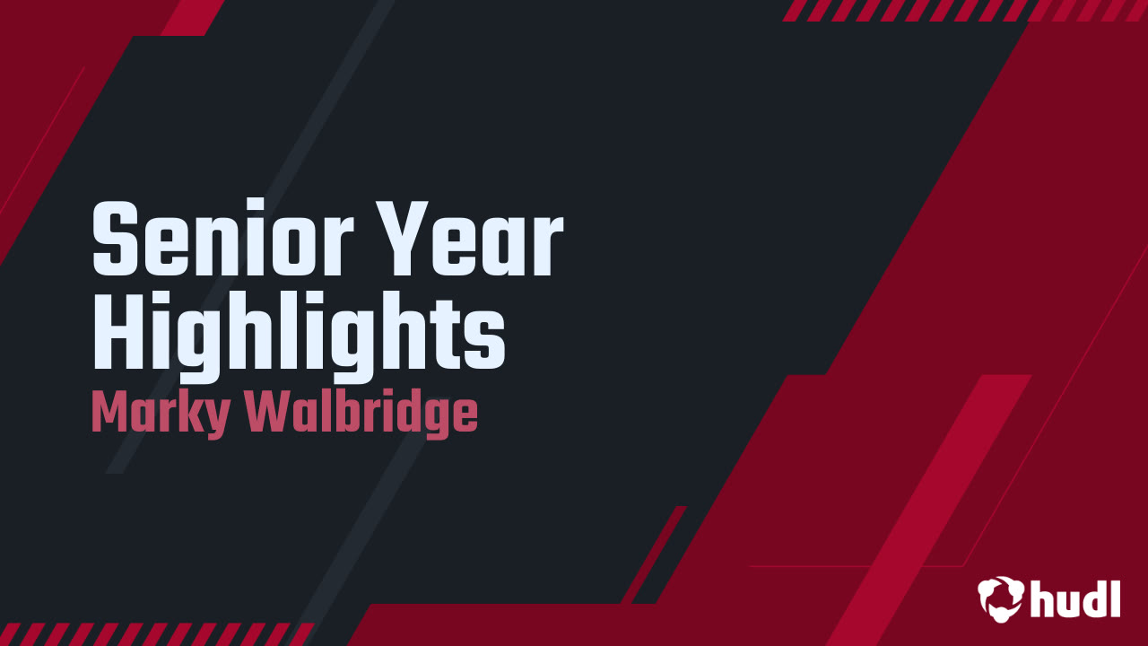 Marky Walbridge - St. Sebastian's School - 2025 Senior Season Highlights