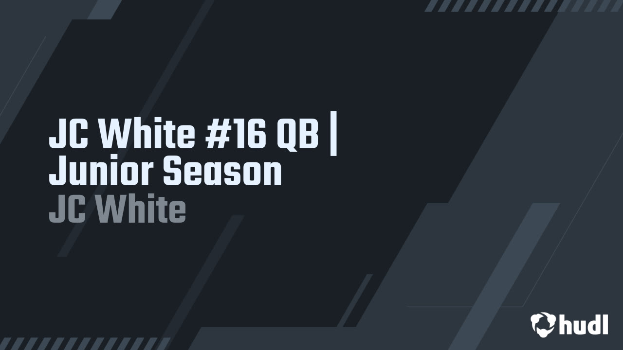 JC White - 2024 Junior Season Highlights