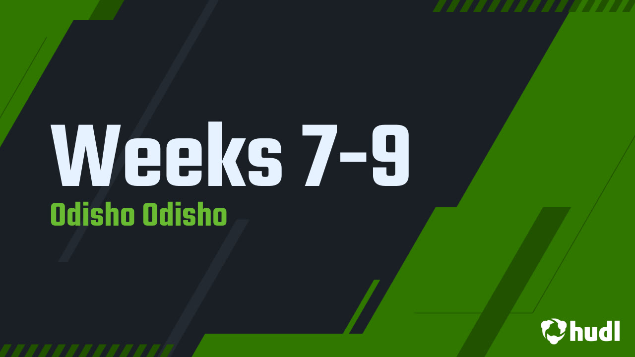 Weeks 7-9 - Odisho Odisho highlights - Hudl