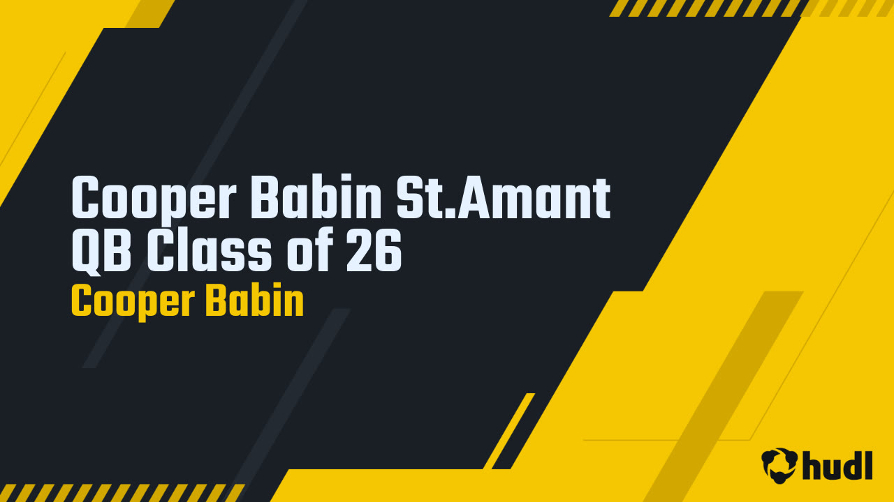 Cooper Babin Junior Season Stats