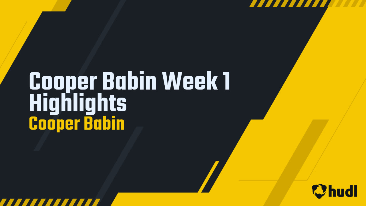 Cooper Babin Week 1 Highlights
