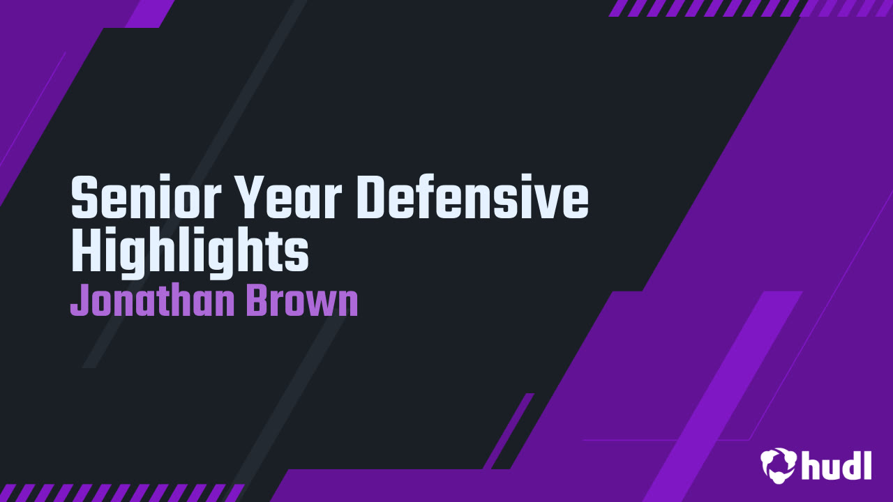 Jonathan Brown - St. Francis DeSales - 2025 Senior Season Highlights 
