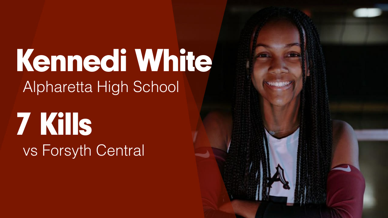 7 Kills vs Forsyth Central - Kennedi White highlights - Hudl