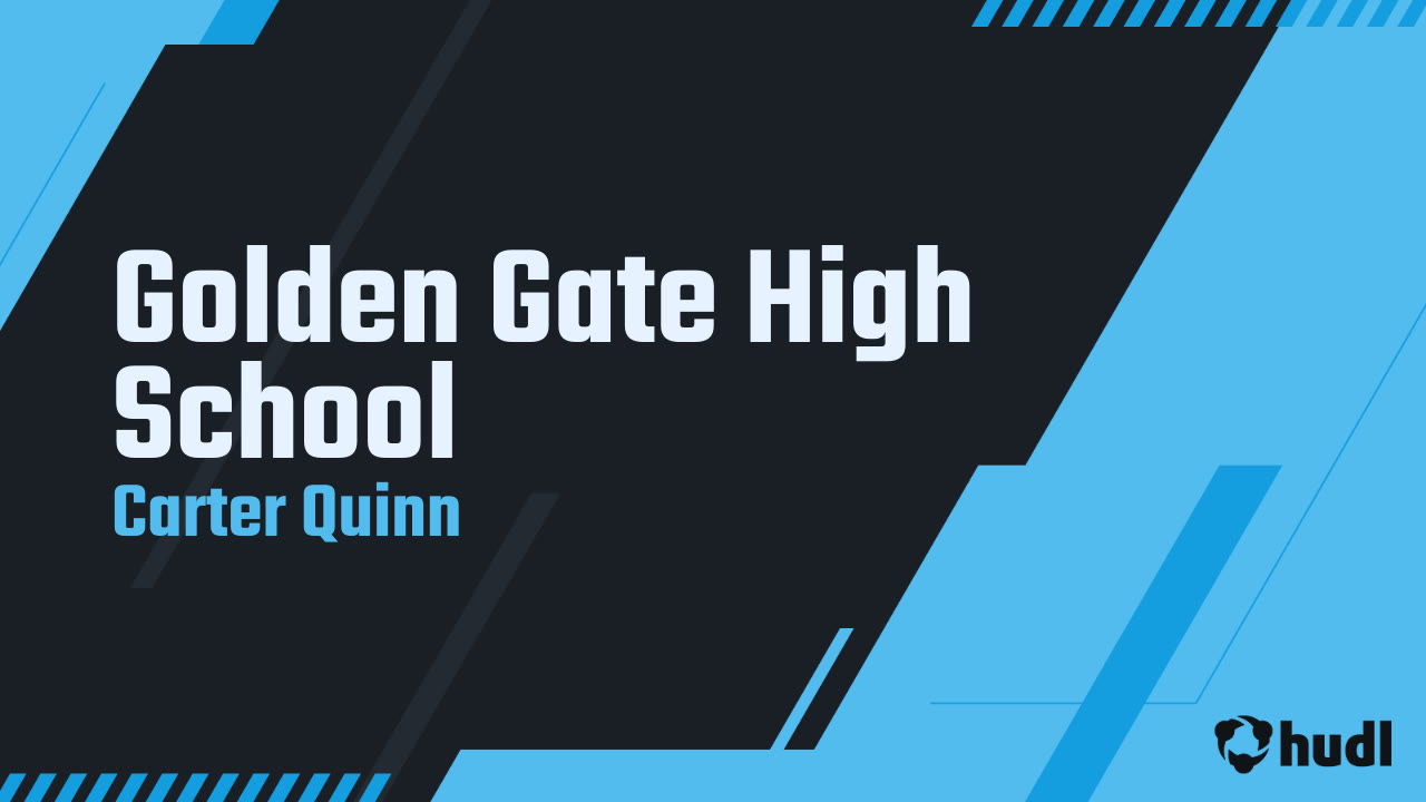 Golden Gate High School Carter Quinn highlights Hudl