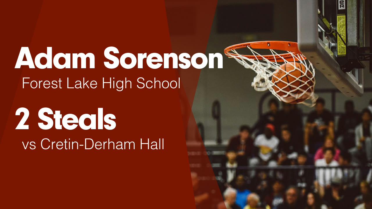 2 Steals vs Cretin-Derham Hall - Adam Sorenson highlights - Hudl