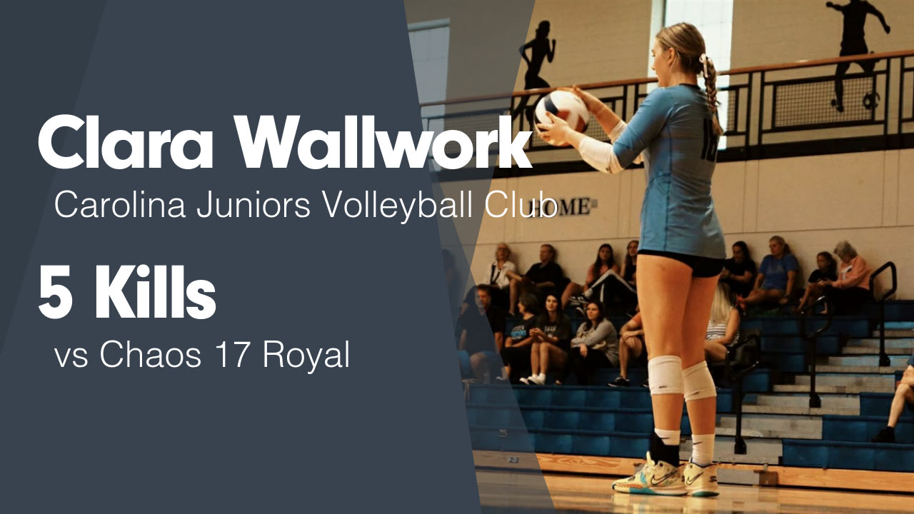 5 Kills vs Chaos 17 Royal - Clara Wallwork highlights - Hudl