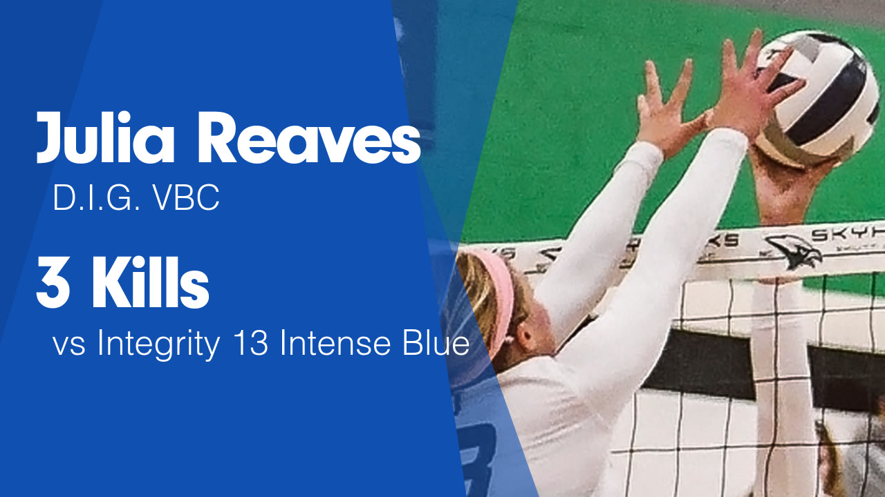 3 Kills vs Integrity 13 Intense Blue - Julia Reaves highlights