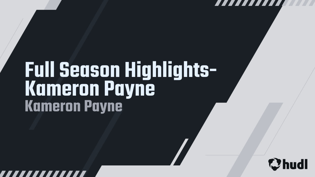 Kameron Payne 2025 Jr. Year Highlights