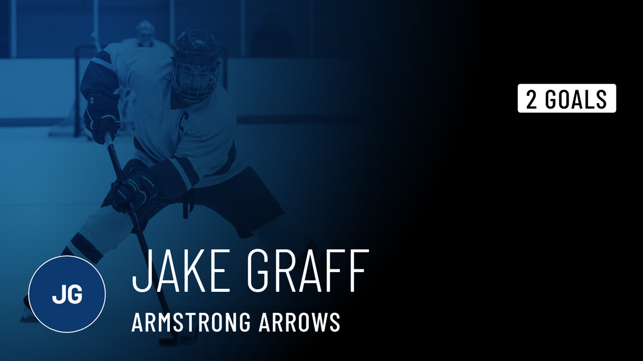2 Goals vs Allegheny Badgers 18U - JAKE GRAFF highlights - Hudl