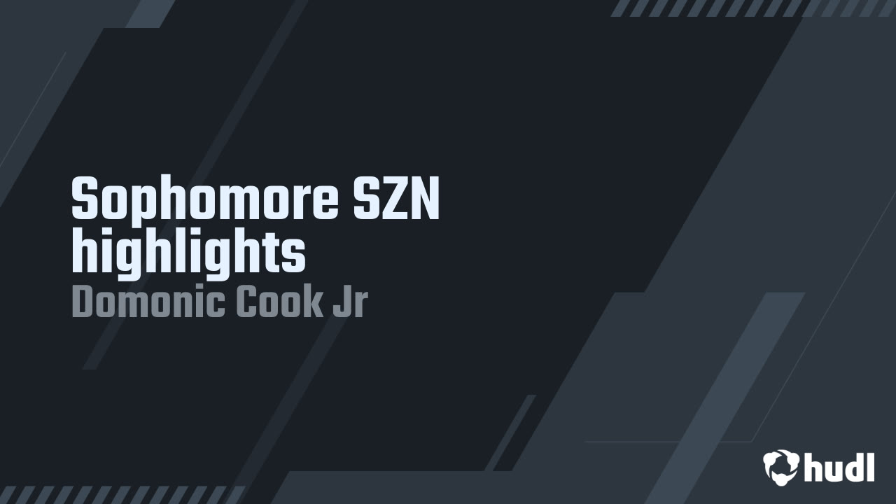 Domonic Cook - St. Joseph - 2024 Sophomore Season