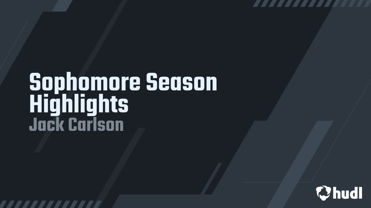 Jack Carlson Sophomore Highlights