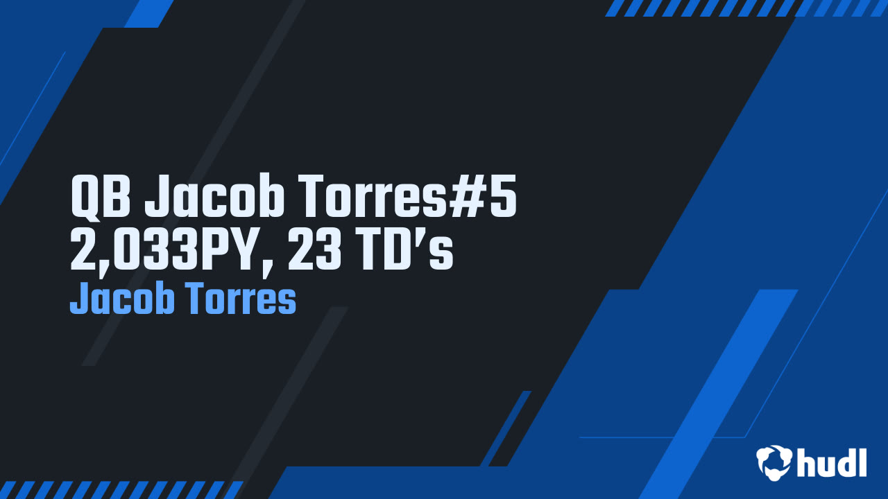 Jacob Torres - 2024 Sophomore Season Highlights
