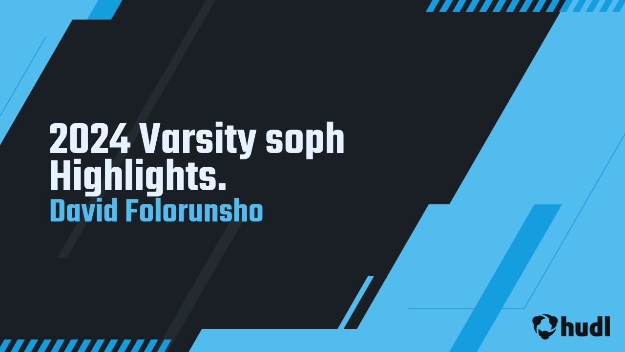 David Folorunsho Sophomore Highlights