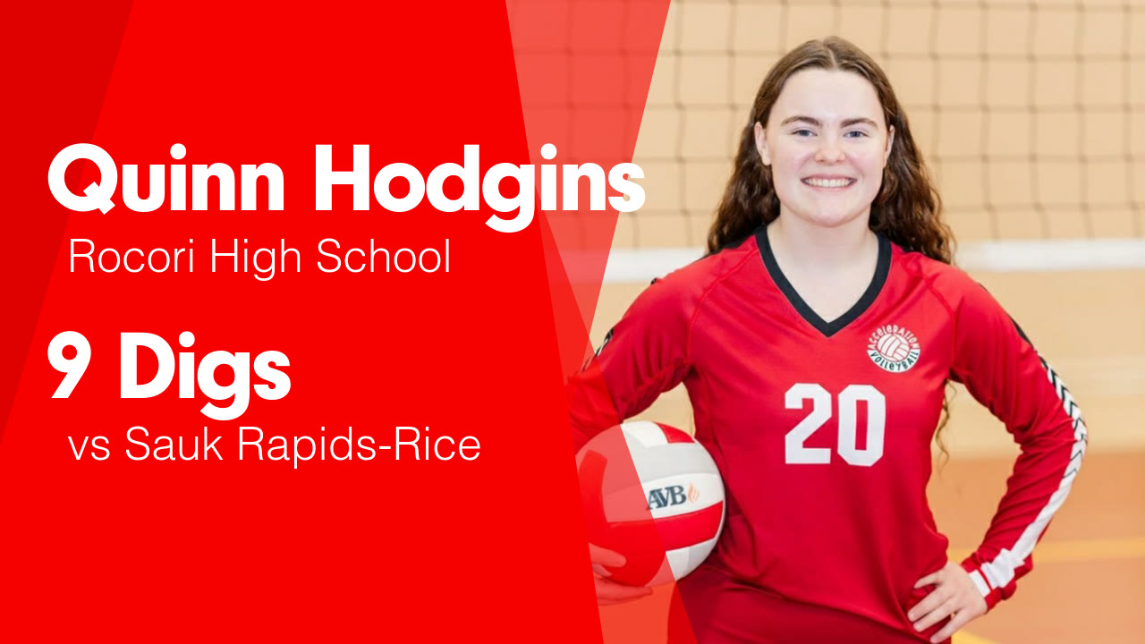 9 Digs vs Sauk Rapids-Rice - Quinn Hodgins highlights - Hudl