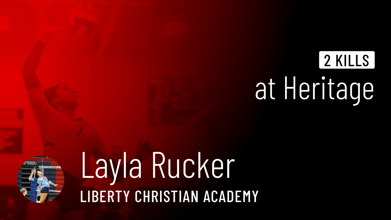 2 Kills vs Heritage - Layla Rucker highlights - Hudl