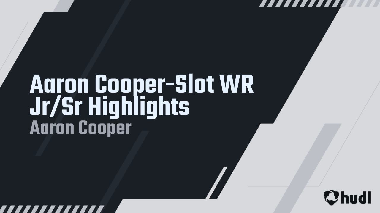 Aaron Cooper S Ridgeland Ms Video Aaron Cooper Slot Wr Jr Sr Highlights Maxpreps