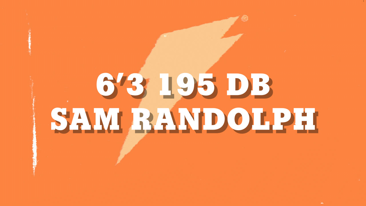 6’3 195 DB Sam Randolph highlights Hudl