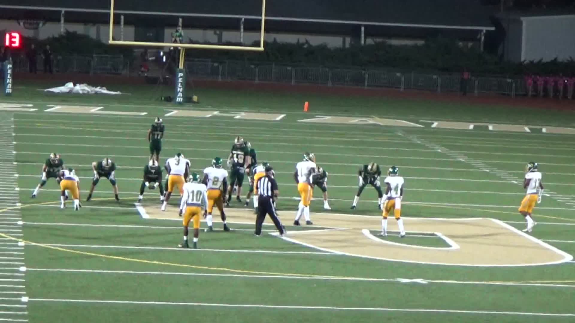 Pelham HS Football Video "Pelham football highlights JacksonOlin High School" MaxPreps